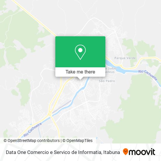 Mapa Data One Comercio e Servico de Informatia