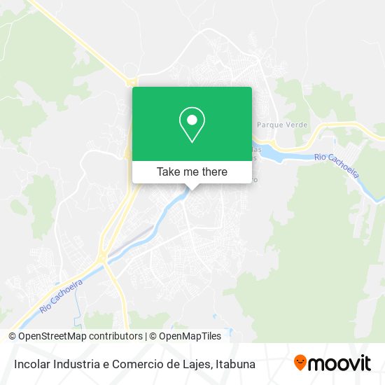 Mapa Incolar Industria e Comercio de Lajes