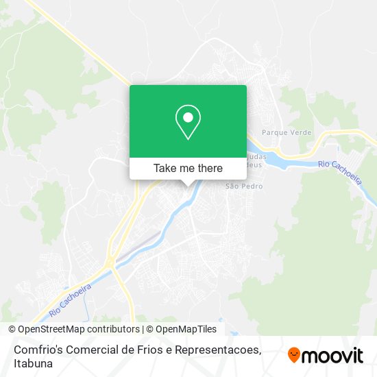 Comfrio's Comercial de Frios e Representacoes map