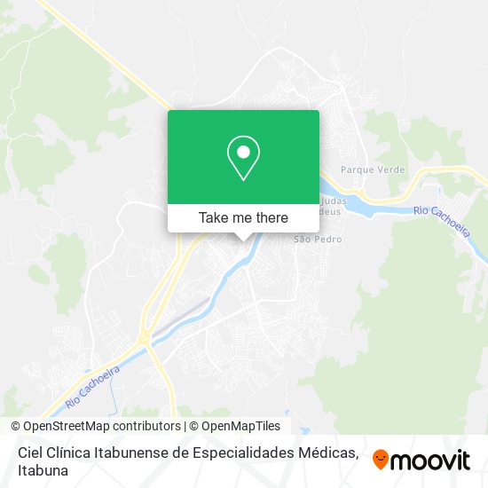 Mapa Ciel Clínica Itabunense de Especialidades Médicas