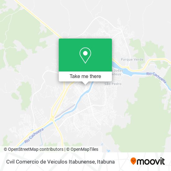 Mapa Cvil Comercio de Veiculos Itabunense