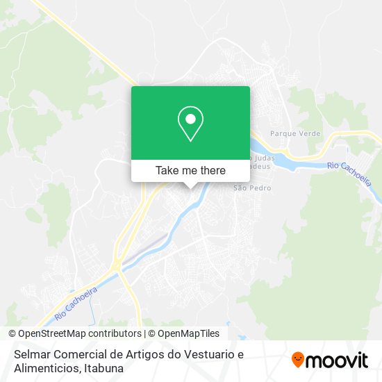 Selmar Comercial de Artigos do Vestuario e Alimenticios map