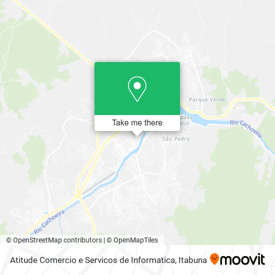 Atitude Comercio e Servicos de Informatica map