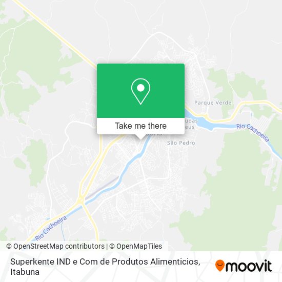 Superkente IND e Com de Produtos Alimenticios map