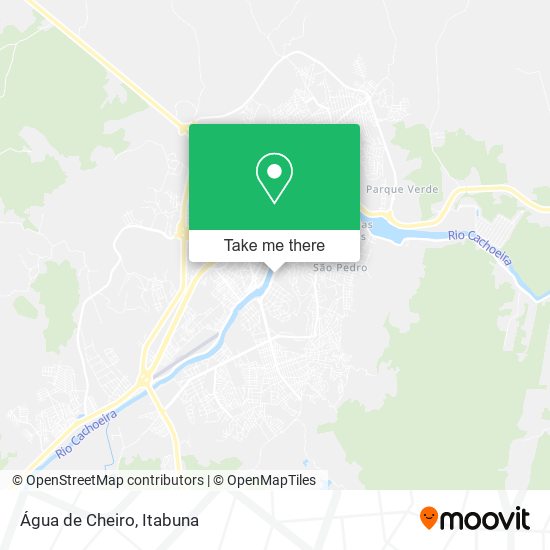 Água de Cheiro map