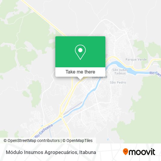 Módulo Insumos Agropecuários map