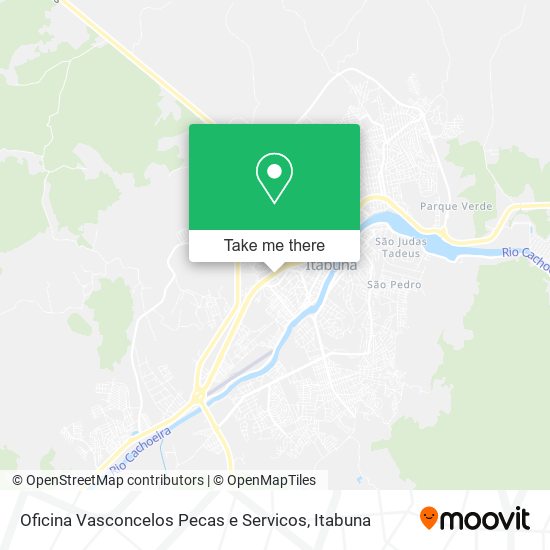 Mapa Oficina Vasconcelos Pecas e Servicos