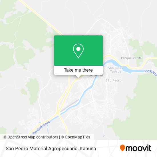 Mapa Sao Pedro Material Agropecuario