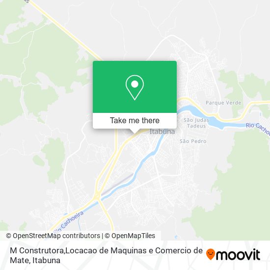 M Construtora,Locacao de Maquinas e Comercio de Mate map