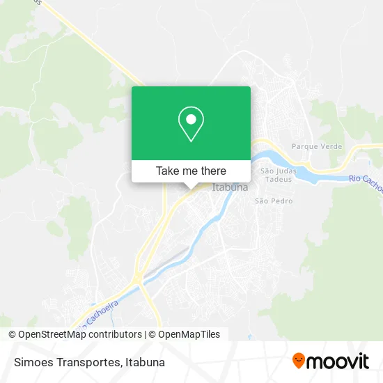 Simoes Transportes map