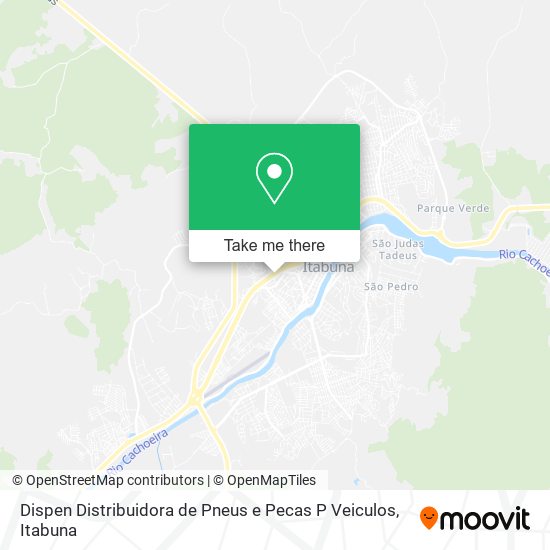 Mapa Dispen Distribuidora de Pneus e Pecas P Veiculos