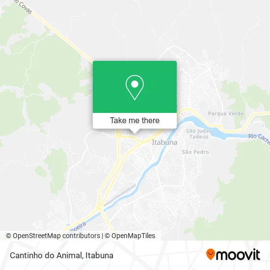 Cantinho do Animal map