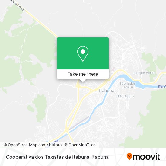 Mapa Cooperativa dos Taxistas de Itabuna