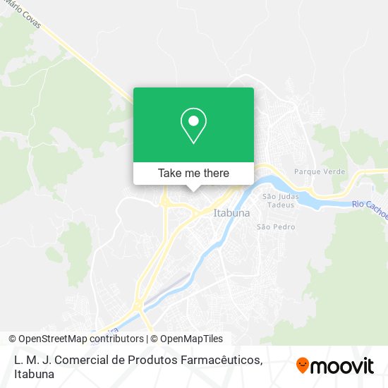 L. M. J. Comercial de Produtos Farmacêuticos map