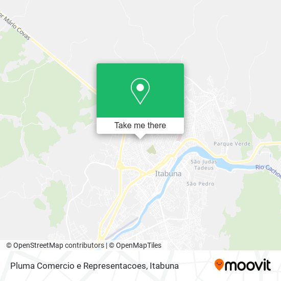 Pluma Comercio e Representacoes map