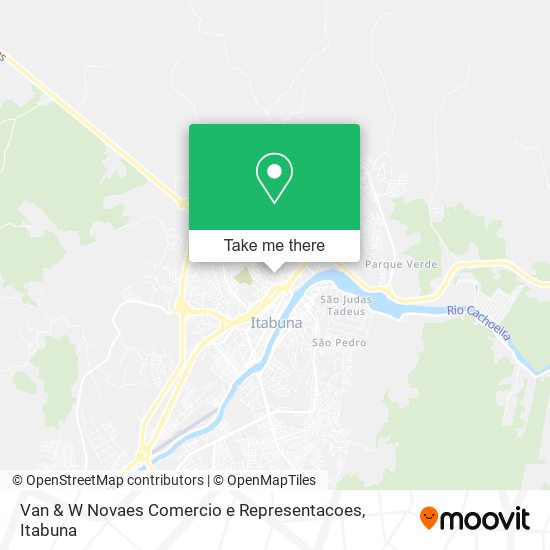 Van & W Novaes Comercio e Representacoes map
