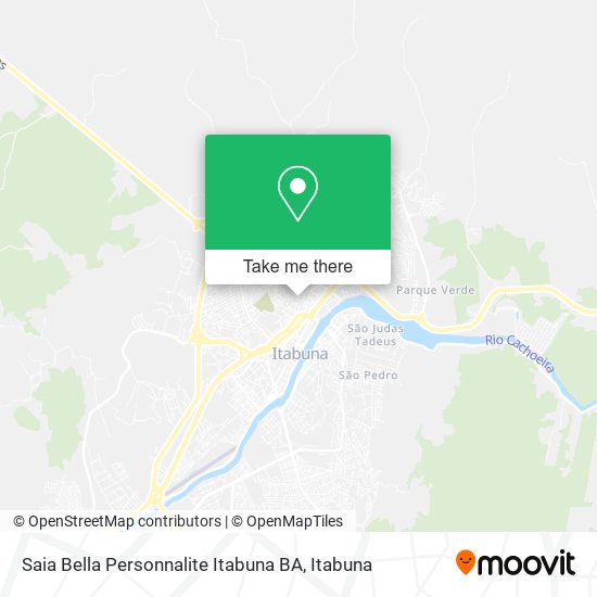 Saia Bella Personnalite Itabuna BA map