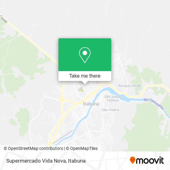 Mapa Supermercado Vida Nova