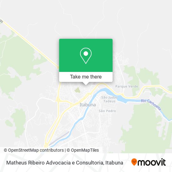 Mapa Matheus Ribeiro Advocacia e Consultoria