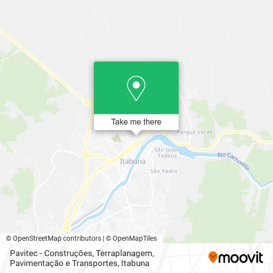 Pavitec - Construções, Terraplanagem, Pavimentação e Transportes map
