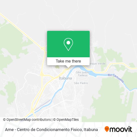 Mapa Ame - Centro de Condicionamento Fisico