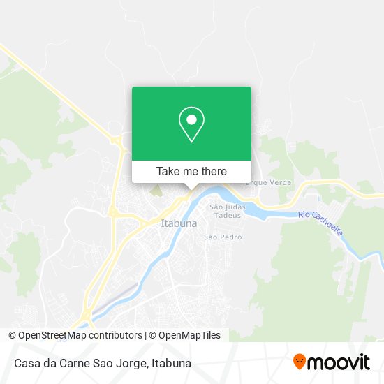 Mapa Casa da Carne Sao Jorge