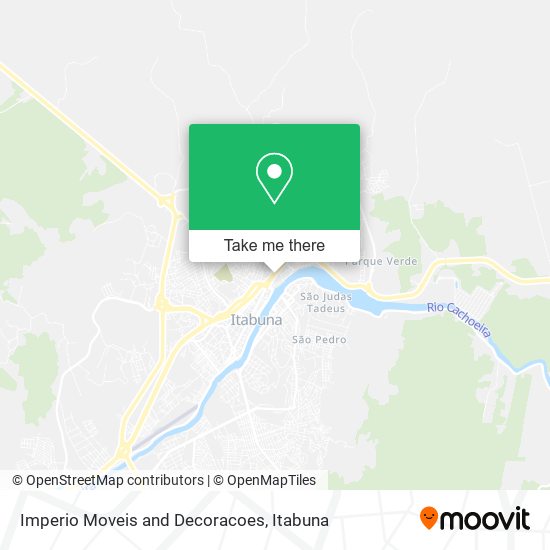 Imperio Moveis and Decoracoes map