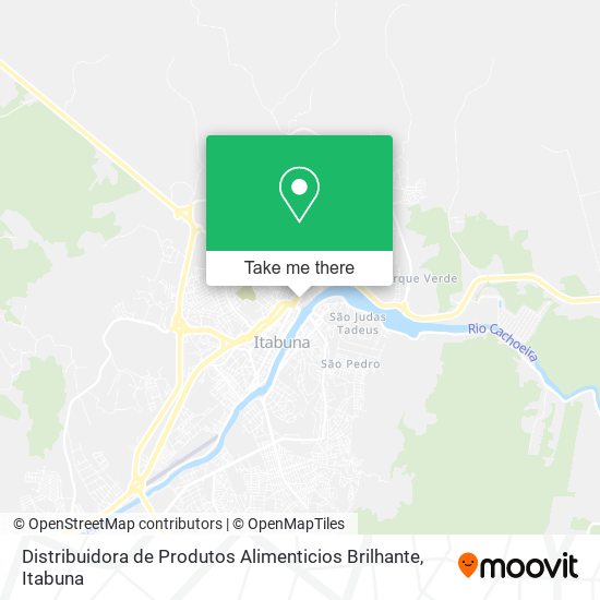 Distribuidora de Produtos Alimenticios Brilhante map