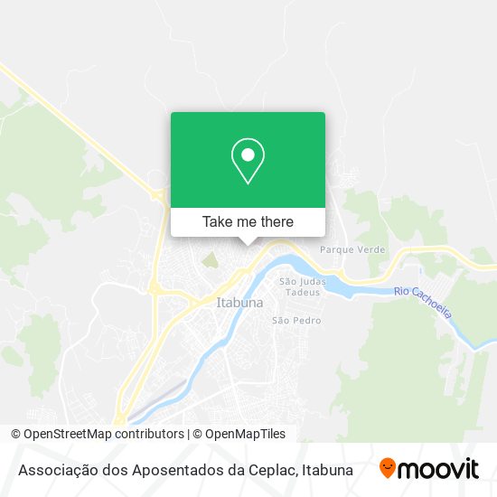 Mapa Associação dos Aposentados da Ceplac