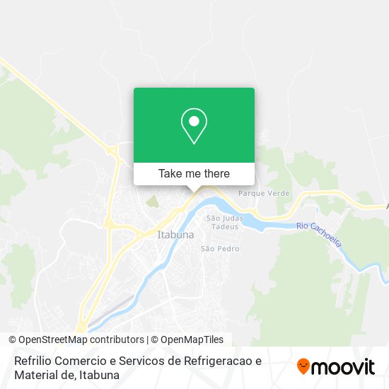 Refrilio Comercio e Servicos de Refrigeracao e Material de map