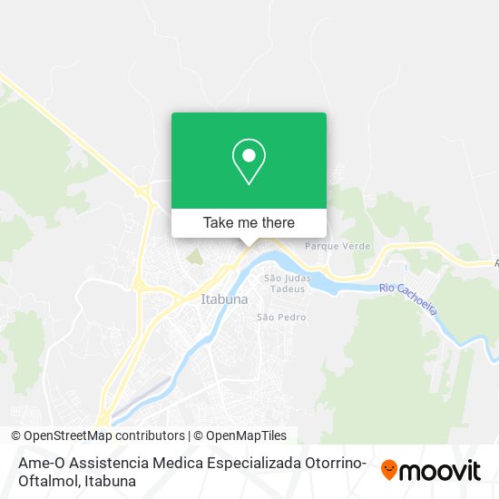 Ame-O Assistencia Medica Especializada Otorrino-Oftalmol map