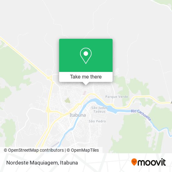 Nordeste Maquiagem map