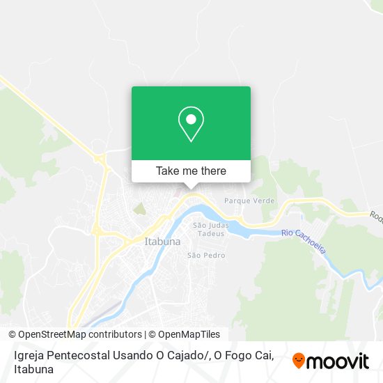 Mapa Igreja Pentecostal Usando O Cajado / , O Fogo Cai