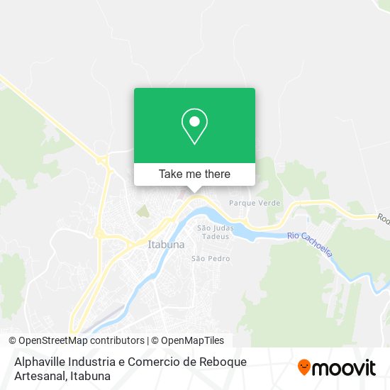 Mapa Alphaville Industria e Comercio de Reboque Artesanal