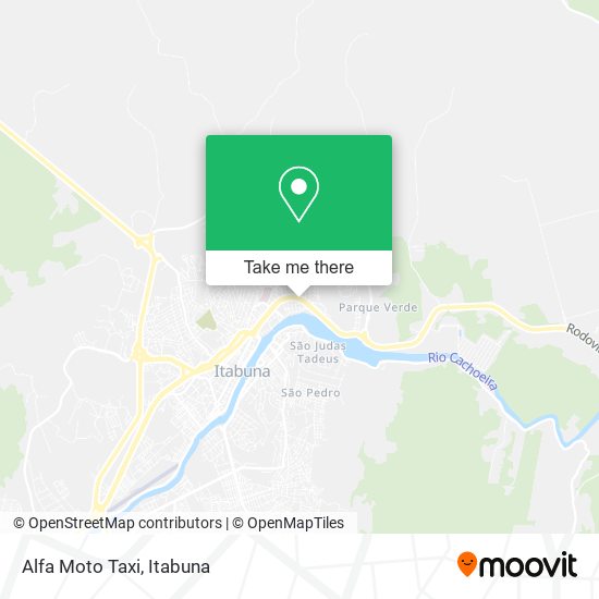 Mapa Alfa Moto Taxi