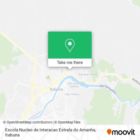 Mapa Escola Nucleo de Interacao Estrela do Amanha