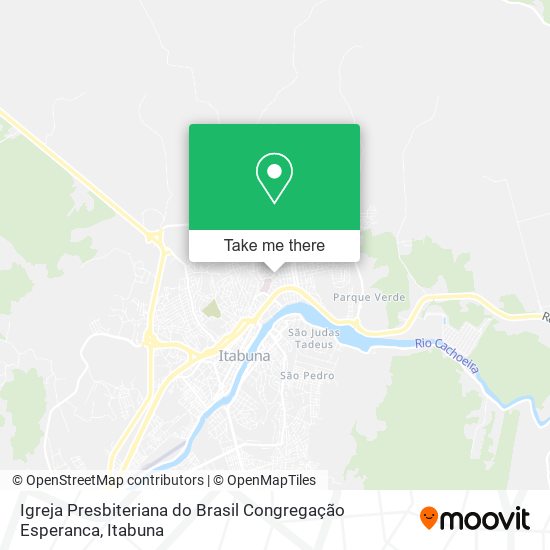 Igreja Presbiteriana do Brasil Congregação Esperanca map