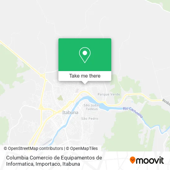 Columbia Comercio de Equipamentos de Informatica, Importaco map