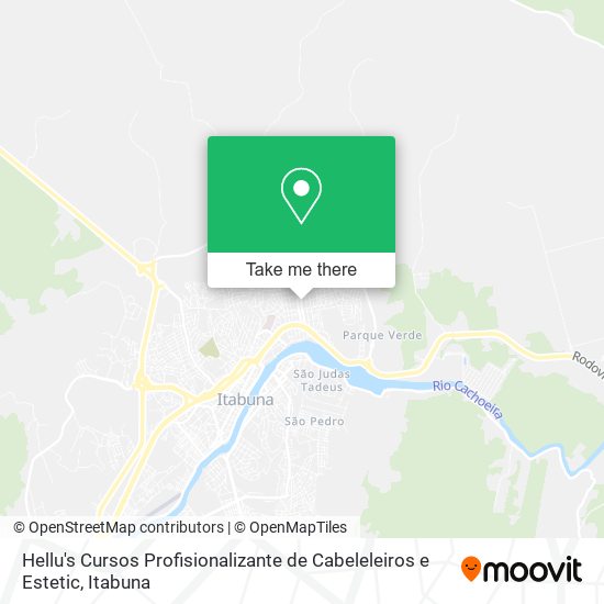 Hellu's Cursos Profisionalizante de Cabeleleiros e Estetic map