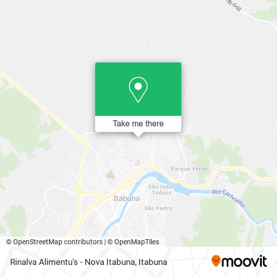 Rinalva Alimentu's - Nova Itabuna map