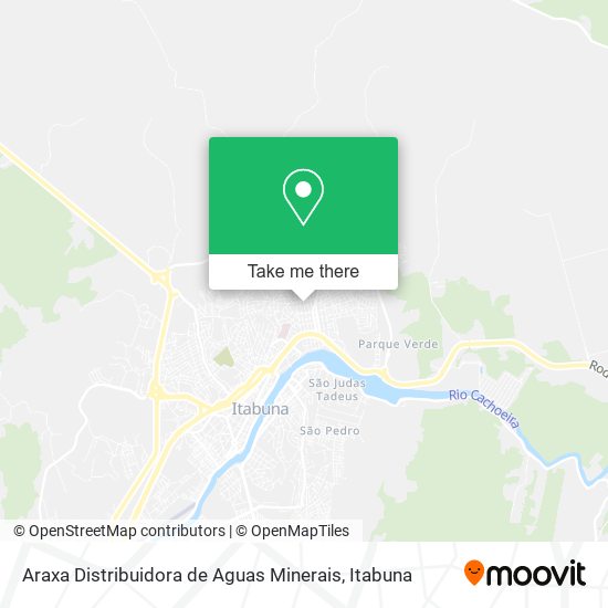 Araxa Distribuidora de Aguas Minerais map