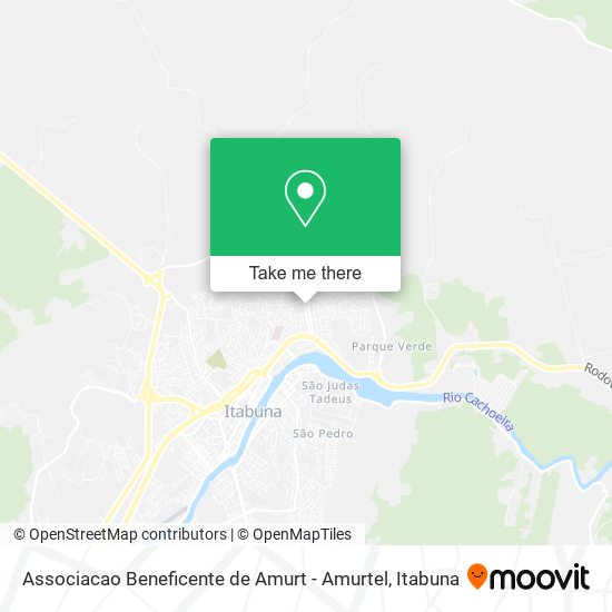 Mapa Associacao Beneficente de Amurt - Amurtel