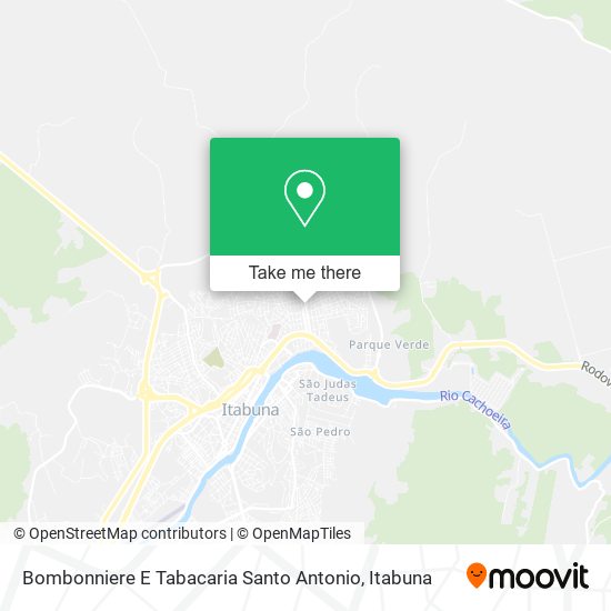 Mapa Bombonniere E Tabacaria Santo Antonio