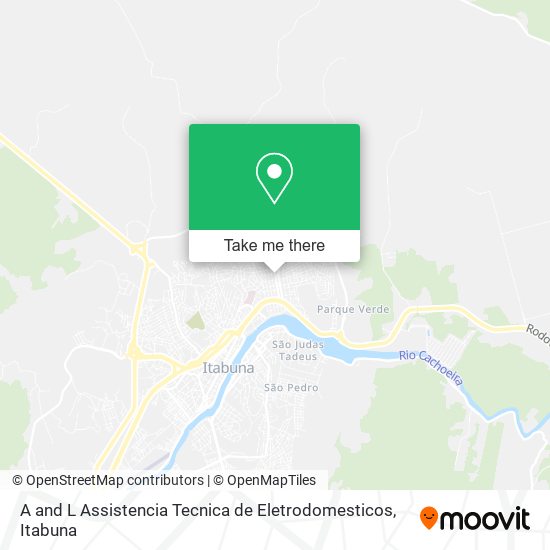Mapa A and L Assistencia Tecnica de Eletrodomesticos