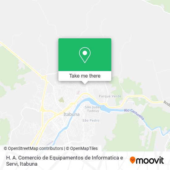 Mapa H. A. Comercio de Equipamentos de Informatica e Servi