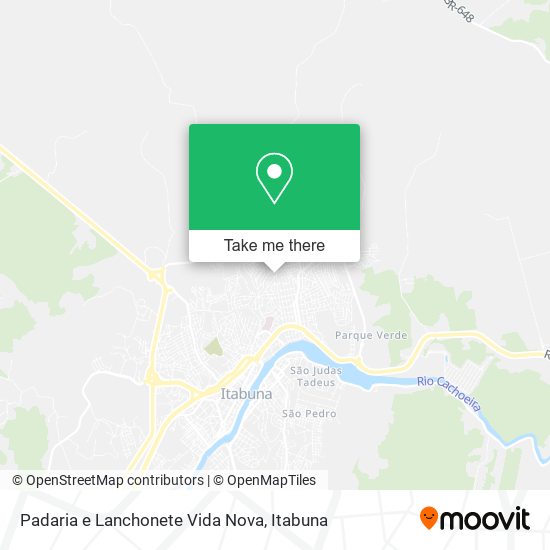 Padaria e Lanchonete Vida Nova map