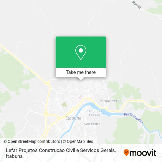 Mapa Lefar Projetos Construcao Civil e Servicos Gerais