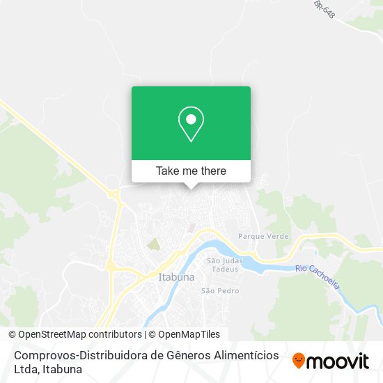 Comprovos-Distribuidora de Gêneros Alimentícios Ltda map