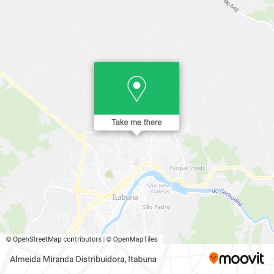 Mapa Almeida Miranda Distribuidora