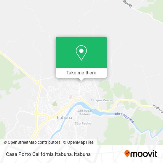 Mapa Casa Porto Califórnia Itabuna